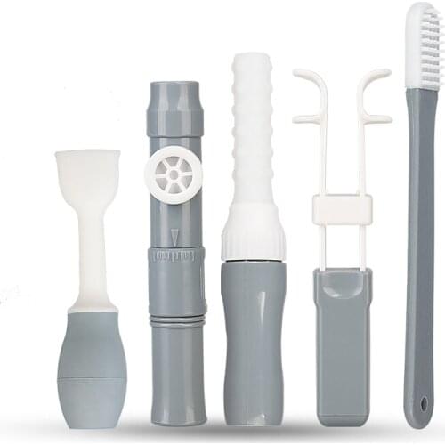 Silicone Mouth Exerciser Oral Lips Muscle Training Device Recovery Massager Tongue Trainer Puller for Dysarthria Tongue Muscle