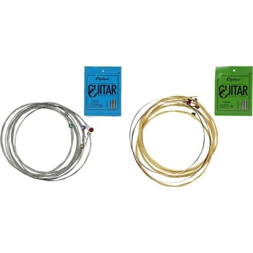Orphee 12 Pcs Acoustic Guitar String, Extra Light Extra Light Medium TX620 & Great Bright Tone RX15