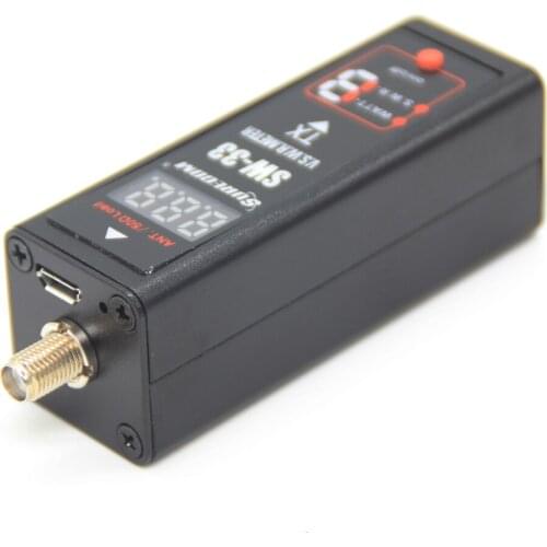 SW-33 Mini Power&SWR Meter VHF/UHF 100MHz~520MHz Portable Tester for Ham Two Way Radio SW33 Antenna Mini Tester Counter