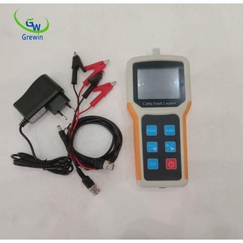Low Voltage cable fault tester showing the point