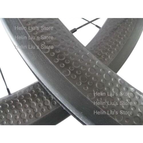 CSC Dimple surface carbon 50mm clincher 25mm width rim bicycle road carbon rims