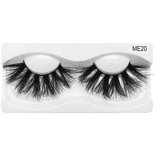 1 Pair 5D 25mm Mink Eyelash Cruelty Free Natural Wispy Fluffy Dramatic False Eyelashes Volume Fake Lashes Extension Handmade