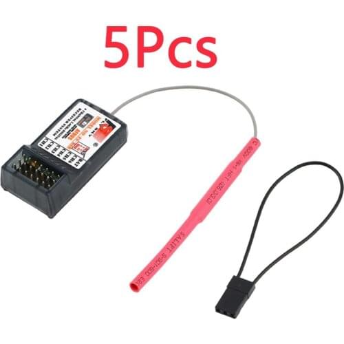 5Pcs FlySky FS FS-R6B 2.4G 6 Channel Receiver Radio Model Remote Control Receiver For RC Car FS-TH9X DR0804