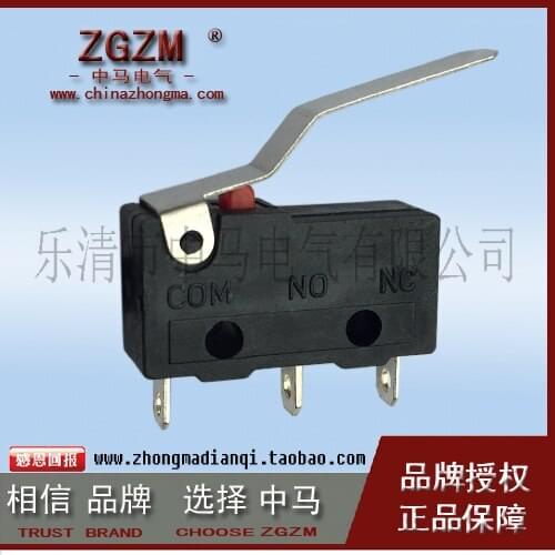 HWEXPRESS 50PCS Fretting Switch Tripod ZW11-H Copper Contact 3-5A Full Copper Paper