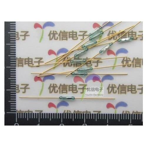 Free Shipping! 50pcs reed switch / magnetic switch / Silver plated 1.8 * 7MM normally open module sensor