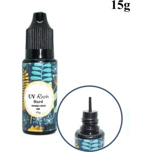 Fishing Quick Drying Glue Fly Tying Lure UV Clear Finish Glue Flow Hard Type UV Resin Glue DIY Accessories Fishing Quick Drying