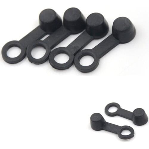 4Pcs/Lot Black Motorcycle Motorbike Rubber Brake Bleed Nipple Screw Cap Dust Cover Fit For 8mm Motorbike Dirt Bike Accessories