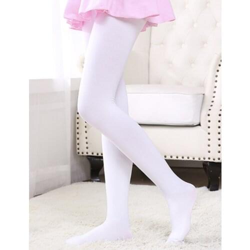 Children Ballet Dance Stockings Seamless Footed Plush Thickening Artistic Gymnastics Training Pantyhose For Women