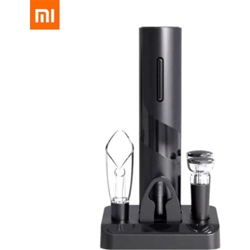 Xiaomi Circle Joy Electric Wine Bottle Opener Set 5 in 1 Wine Stopper Decanter Wine Bottle Opener Tin Foil Cutter Storage Base