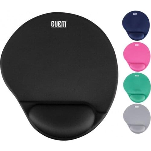 Bumb mouse pad ergonomic support Black Gel for mousepad Black break tunnel