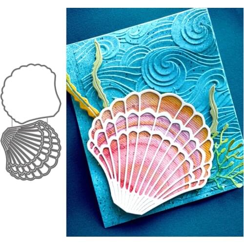 Scallop Metal Cutting Dies for Scrapbooking Handmade Tools Mold Cut Stencil New 2021 DIY Card Make Mould Model Craft Decoration