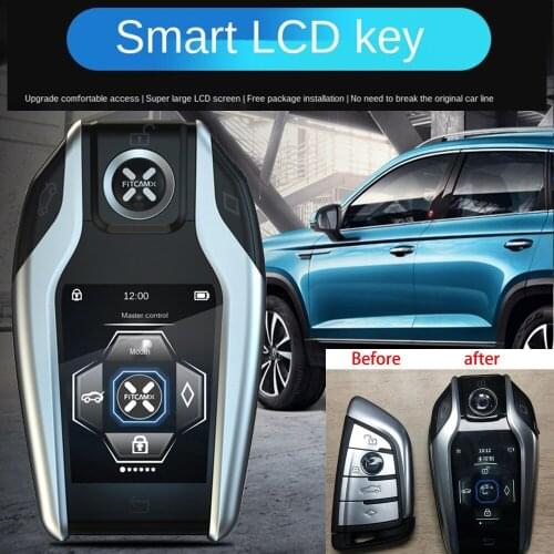 LCD key modification is suitable for the original car with one-button start LCD screen stylish appearance and comfortable feel