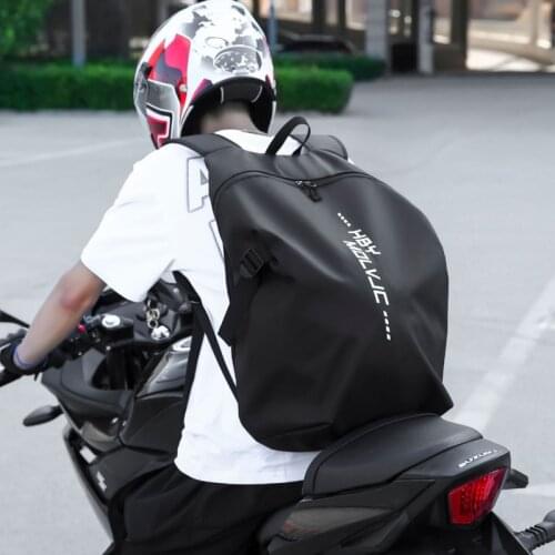 Motorcycle rider bag motorcycle helmet bag full helmet locomotive equipment rain-proof large-capacity riding backpack trend