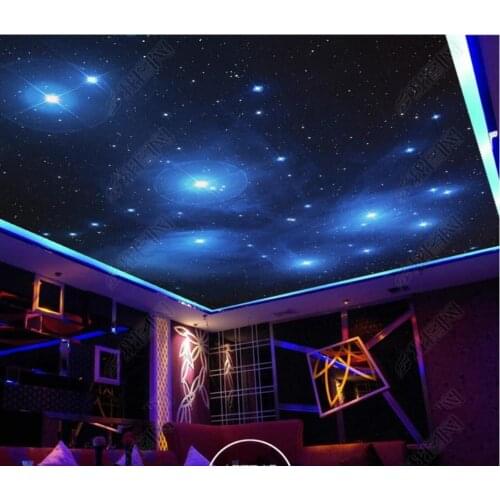 Custom photo wallpaper 3d ceiling wallpaper murals zenith mural Sky stars ceiling mural wall papers for living room decoration