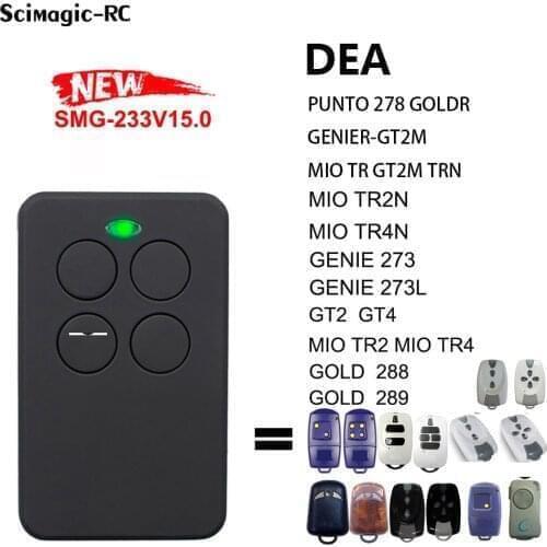 433mhz Remote Control DEA GT2,GT4,MIO TR2/TR4,GOLD288,GOLD289 MIO TR2N/TR4N,273/273L Garage Door Opener Gate Transmitter