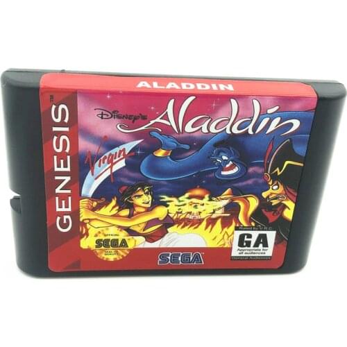 Aladdin For SEGA GENESIS & Mega Drive 16 Bit Video Games Conosle