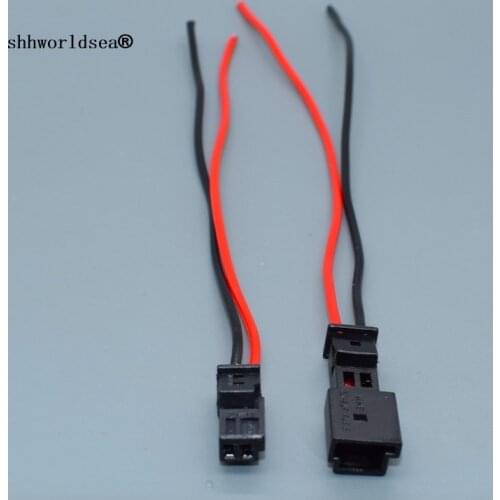 Shhworldsea 2 Pin wire connector Auto Stereo Connector Car Speaker Plug Treble Plug Rain Sensor Socket For VW For BMW For Audi