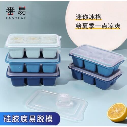 Silicone Ice Cube Tray Mold Large Ice Tray Moulds Shape Ice Cream Molds Maker