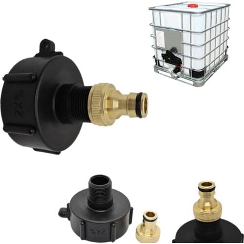 IBC Adapter Connector 3/4 Inch S60x6 IG For IBC Hose Valve Adapter Water Tank Rain Barrel 1000L Water Connectors