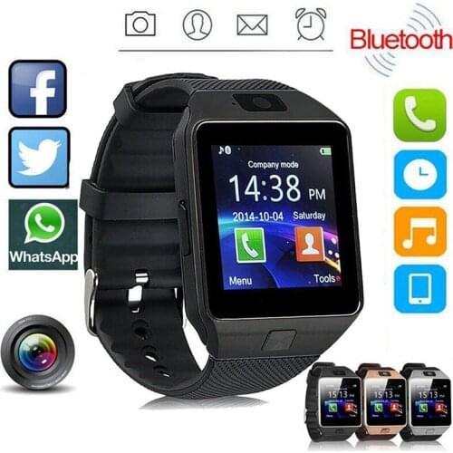 DZ09 Bluetooth Smart/clever Watch For HTC Samsung Android Phone Camera SIM Card