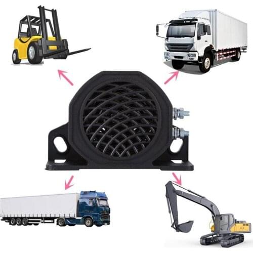 Dyno Racing 12V-80V 105 DB Universal Car Horn, Waterproof Reverse Beeper Warning Alarm for Vehicles Trucks Heavy Equipment