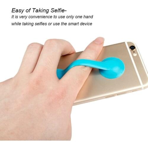 Smartphone Single Finger Grip For iPhone Sumung Universal Rubber Elastic Band Strap Phone Handle Grip For Smartphone Accessories