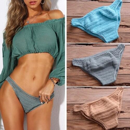 Womens swimsuit handmade cotton shorts beach bikini trunks