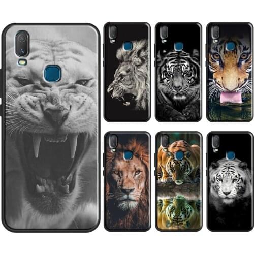 Animals Lion tiger Roar Cover For Vivo V20 SE Y11 2019 Y1S Y12 Y17 Y30 Y50 Y81 Y91C V11 Y20 i V17 Neo Phone Case