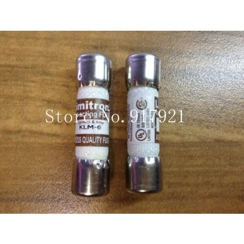 [ZOB] The United States Bussmann Lmitron KLM-6 BUSS 600V FUSE 10X38 import fuse tube --10PCS/LOT