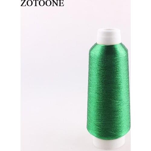 ZOTOONE 3500M/Roll DMC Green Threads For Knitting Cross Stitch Craft Machine Embroidery Thread For Sewing Organizer Floss D