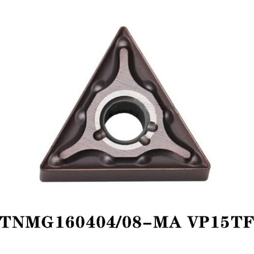 100% Original TNMG TNMG160404 MA VP15TF TNMG160408 MA 10pcs CNC lathe Insertion Carbide Insert Imported From Japan High Quality