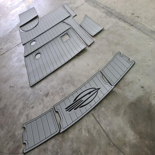 2000 Chaparral 240 Swim Step & Cockpit Pad Boat EVA Teak Decking 1/4" 6mm