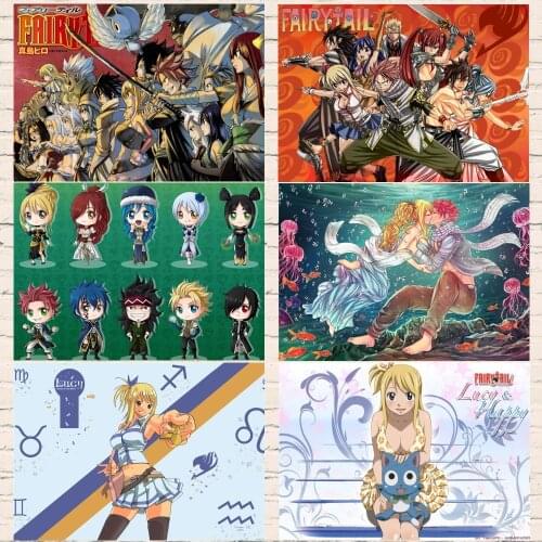 5D DIY Diamond Painting Anime Fairy Tail Rhinestone Picture Full Diamond Embroidery Gift Mosaic Home Decoration Cross Stitch Kit