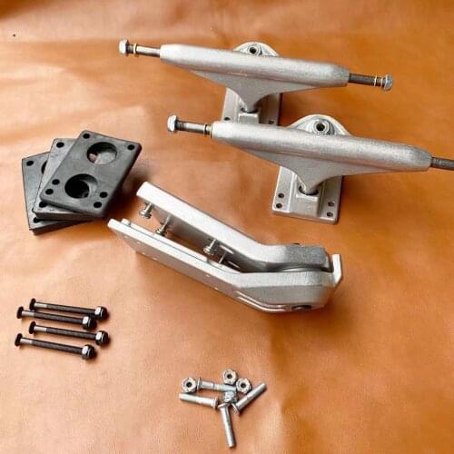 Surf skateboard trucks adapter SM surf skate Bridges PU Bracket complete set with risers bolts 6.25inch trucks