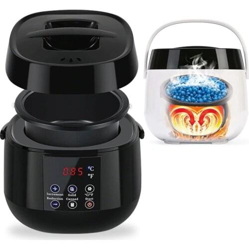 500CC Wax Heater Hair Removal Machine LCD Display Smart Waxing Machine SPA Hand Feet Body Epilator Paraffin Wax Warmer Fast Heat