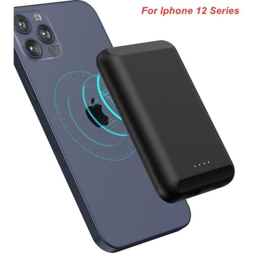 QuLing Battery Case For iphone 12 12Pro 12 Pro Max 12 mini 5000 mAh Magnetic Power Bank Fast Wireless Charging Charger Phone