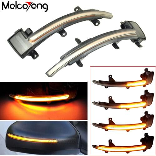 For Audi TT Mk2 8J TTS R8 2007-2014 Side Mirror LED Dynamic Blinker Turn Signal Light Flahsing Indicator 2008 2009 2010 TTRS