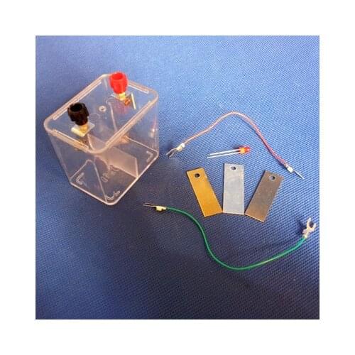 Galvanic cell Experimental apparatus Copper zinc electrode Fruit battery Chemistry teaching instrument free shipping