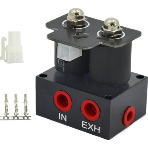 12v Solenoid Valve Air ride Suspension manifold valve pneumatic shock absorber double solenoid valve set