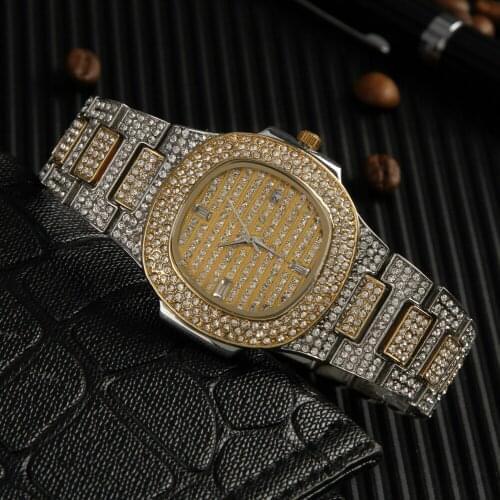 GRETKO Mens Gold Watch