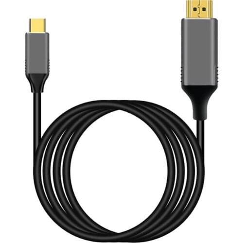 USB C to HDMI Cable Adapter 4K 60Hz Cable Adapter Thunderbolt 3 Compatible for Android Phone ChromeBook Etc