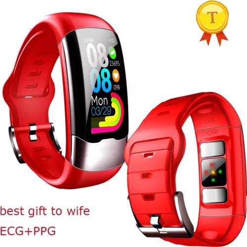 Best gift to girl/girlfriend/wife ecg ppg hrv Smart Watch bracelet Sports Blood Pressure Heart Rate Health Assistant Smart band