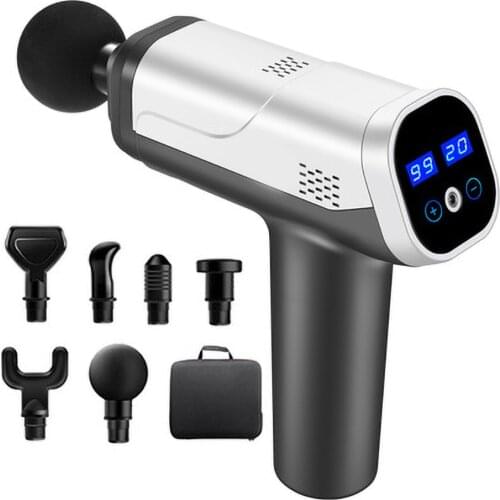 Massage Gun Touch Screen Control For Athletes Portable Body Muscle Professional Deep Tissue Massager Pain Relief