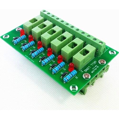 Fuse Module,6 Position Fuse Panel Mount Power Distribution Module Board