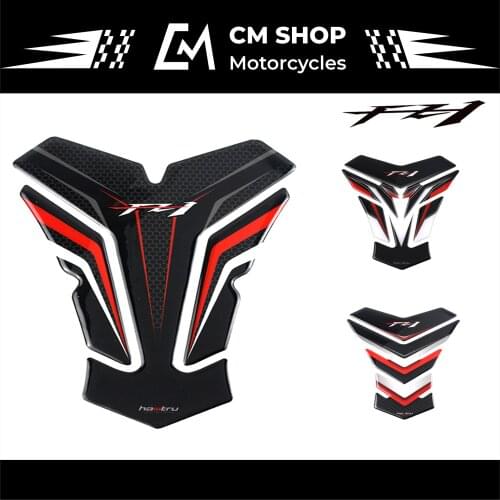 Motorcycle 3D Fishbone Fuel Tank Stickers Protection Decals For Yamaha FZ1 FAZER 2001 2002 2003 2004 2005