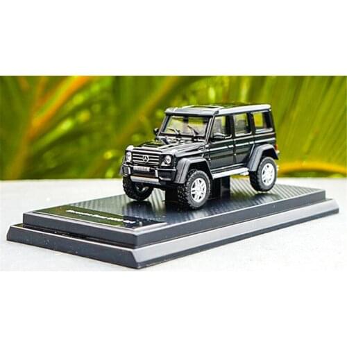 NEW 1:64 For Mercedes-Benz G-Class G500 4X4 AMG Diecast Metal Model Car Gifts Display Metal Plastic Black/White/Silver/Blue
