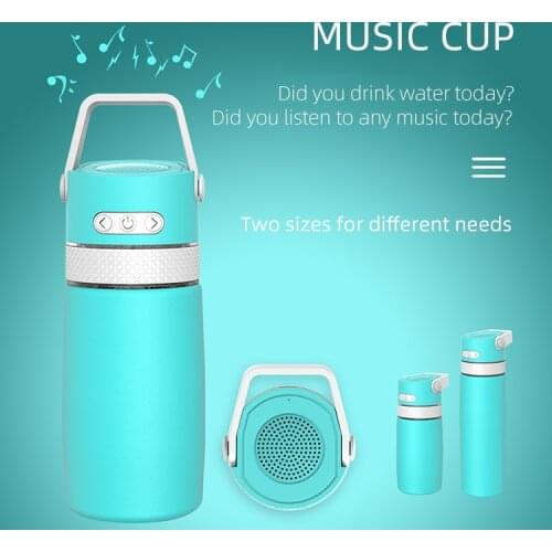 New Product Indoor and Outdoor Bluetooth Speaker Waterproof Shower Travel Speaker Music Cup For Sports Camping
