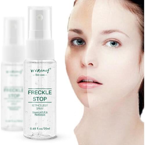 New Jelly Spray Freckle Inhibition Spray Strong Effect Removal Freckle Melanin Whitening Spray 20ml Fresh Floral Spray