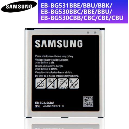 Original Battery EB-BG530CBU EB-BG530BBC EB-BG531BBE for Samsung Grand Prime J2 Prime G532F J500F G5309W J3110 J2 2018 J250F On5
