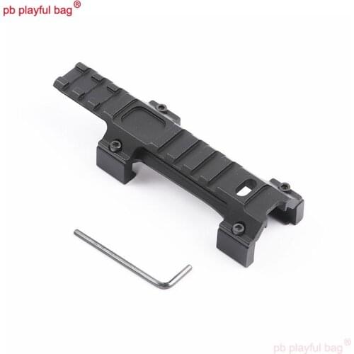 PB Playful bag Outdoor sports CS gel ball gun MP5 Heightening lengthening guide rail 12cm upgrade material toys accessories OG38